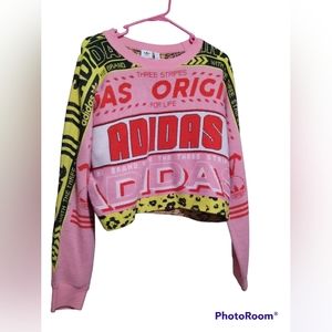 Vintage Adidas Crop Sweater Medium